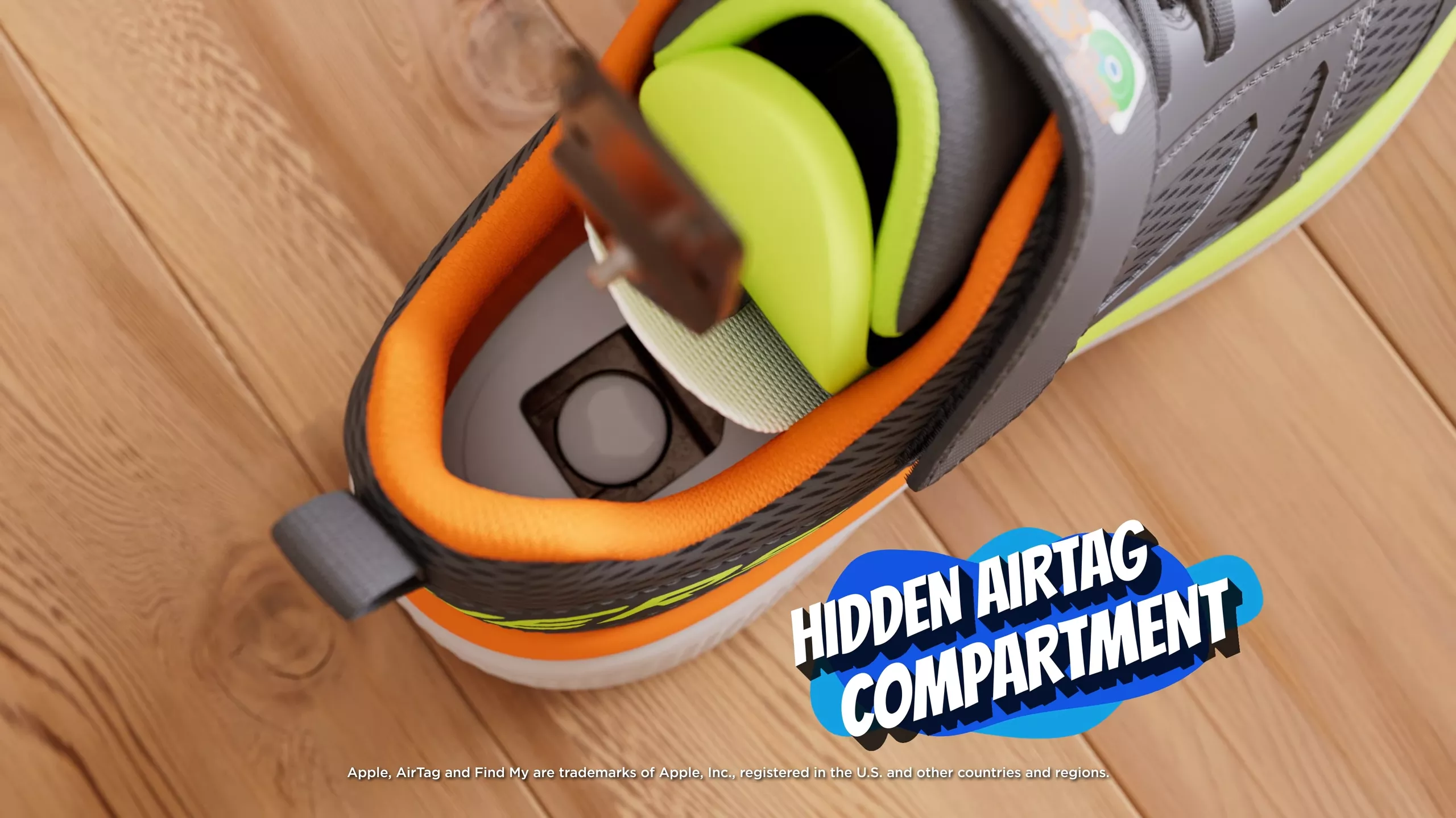 Skechers unveils kids’ sneakers with hidden Apple AirTag compartment