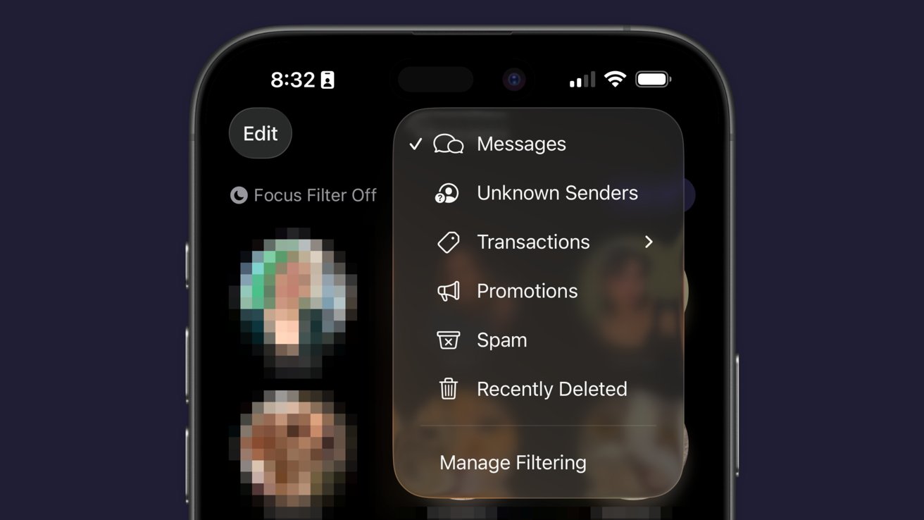 Message filtering in iOS 26 upsetting politicians