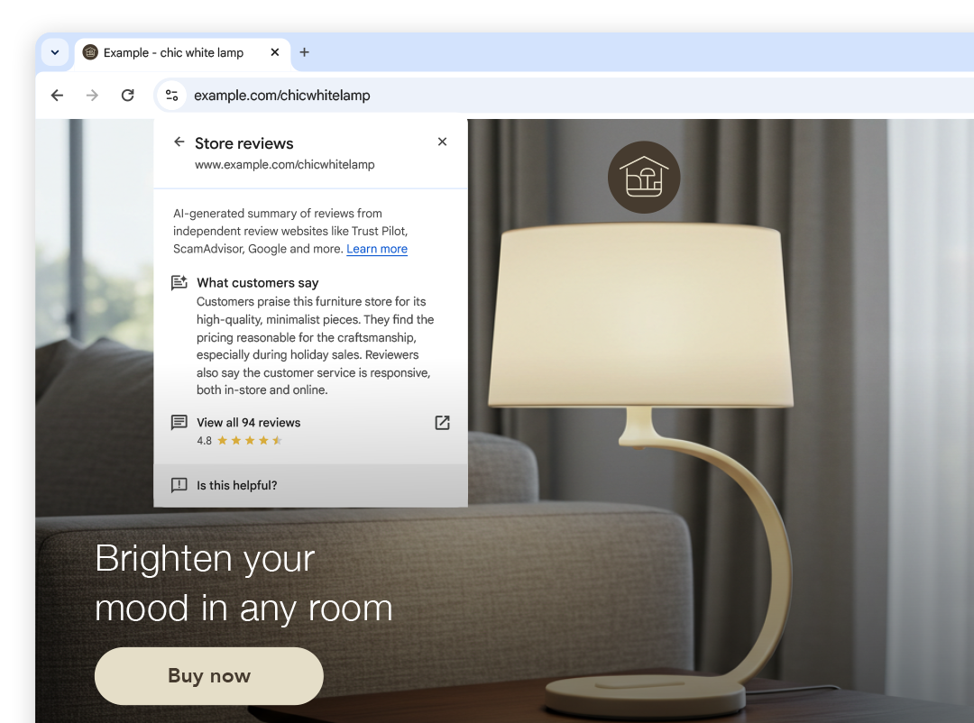 Google Chrome adds AI-powered store summaries to help US shoppers