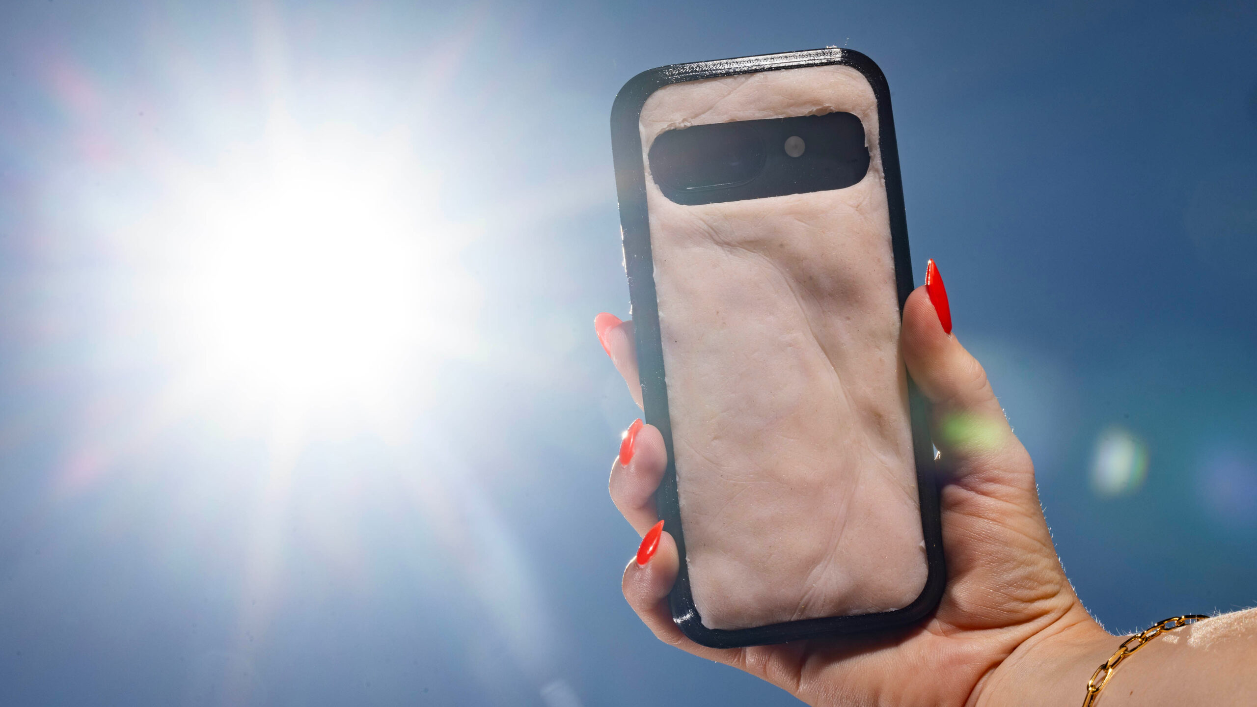 This human skin-like phone case is the most disgusting accessory I’ve ever seen – but it comes with an important message