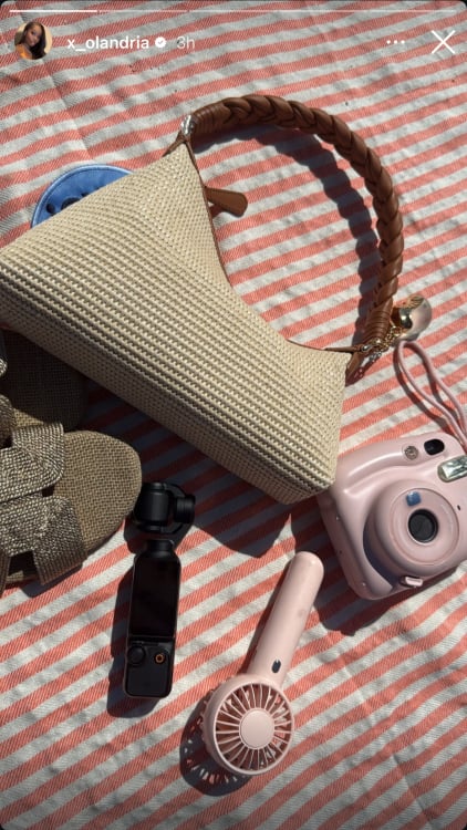 This is the camera Nicolandria are using to vlog their Greek getaway