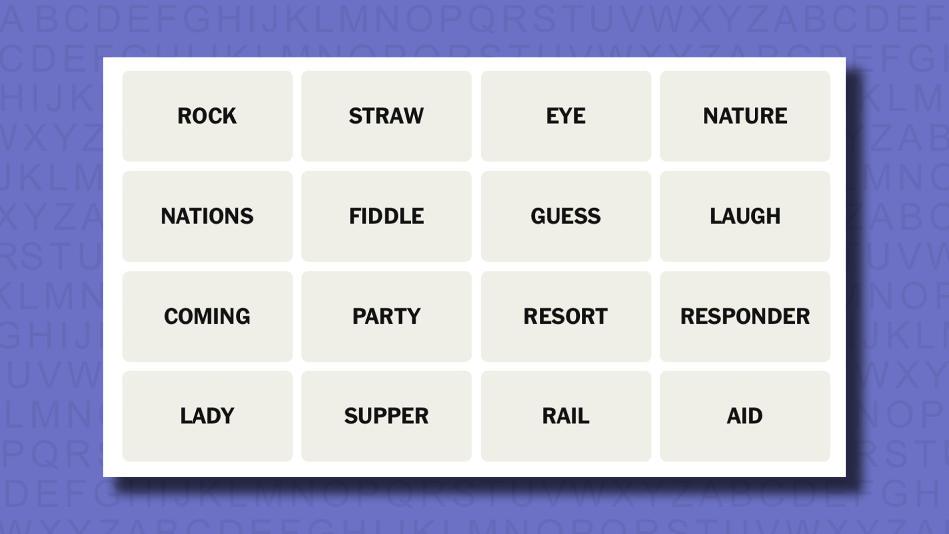 NYT Connections hints and answers for Thursday, July 31 (game #781)