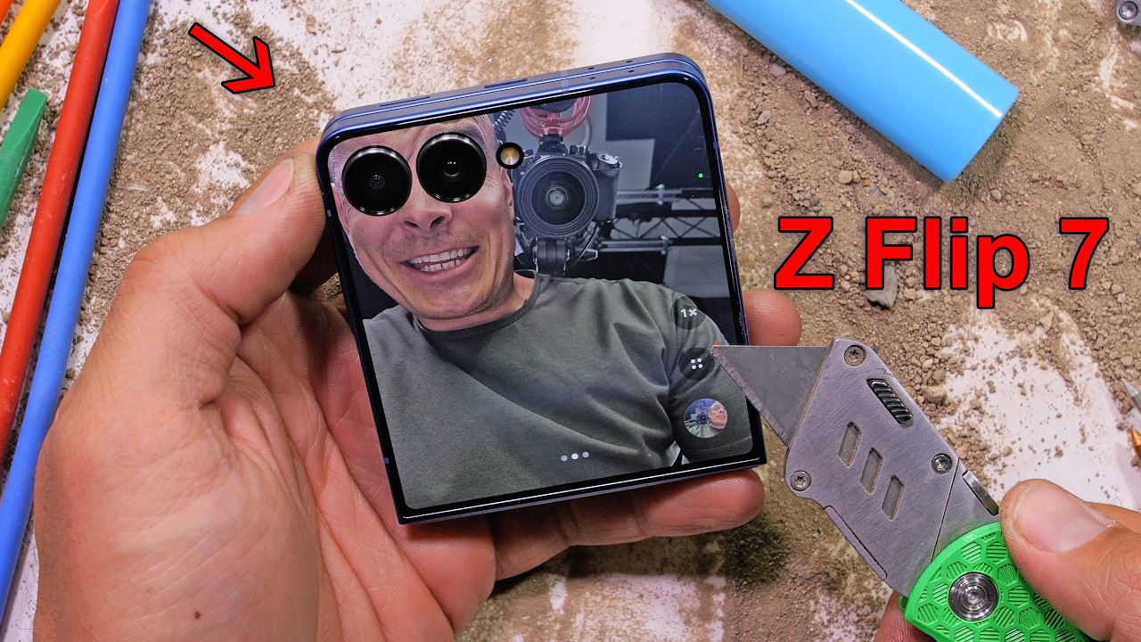 Watch the Samsung Galaxy Z Flip 7 go through a torturous durability test that I can’t believe it survived