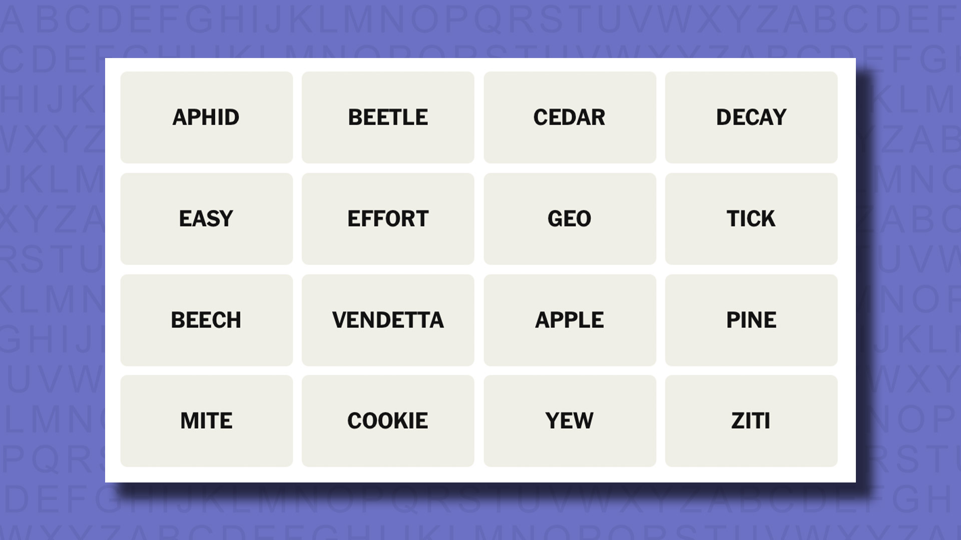 NYT Connections hints and answers for Monday, August 4 (game #785)