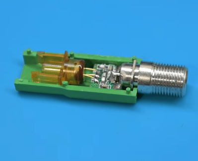 Tearing Down A Mysteriously Cheap $5 Fiber Optic To Cable TV Adapter
