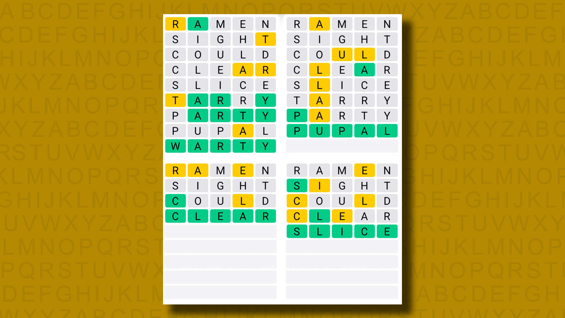 Quordle hints and answers for Saturday, August 2 (game #1286)