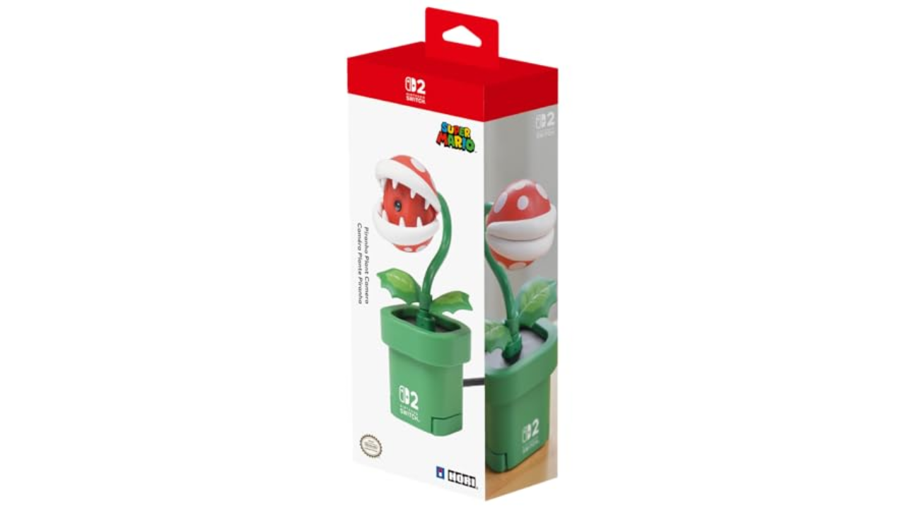 The HORI Piranha Plant camera for Switch 2 drops to $40