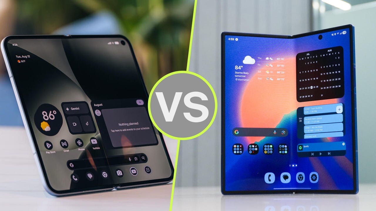 Google Pixel 10 Pro Fold vs. Samsung Galaxy Z Fold 7: I compared both Androids, and here’s the winner
