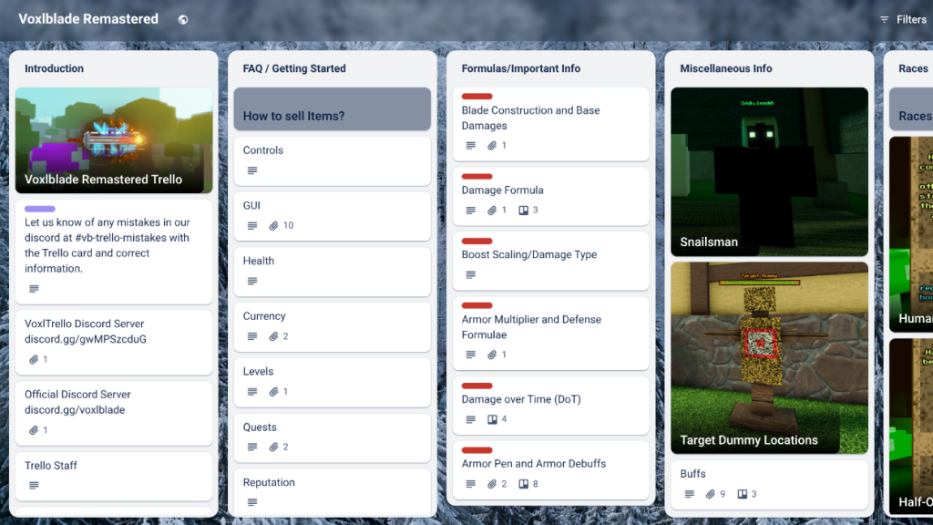 Voxlblade Trello & Discord Link (2025)