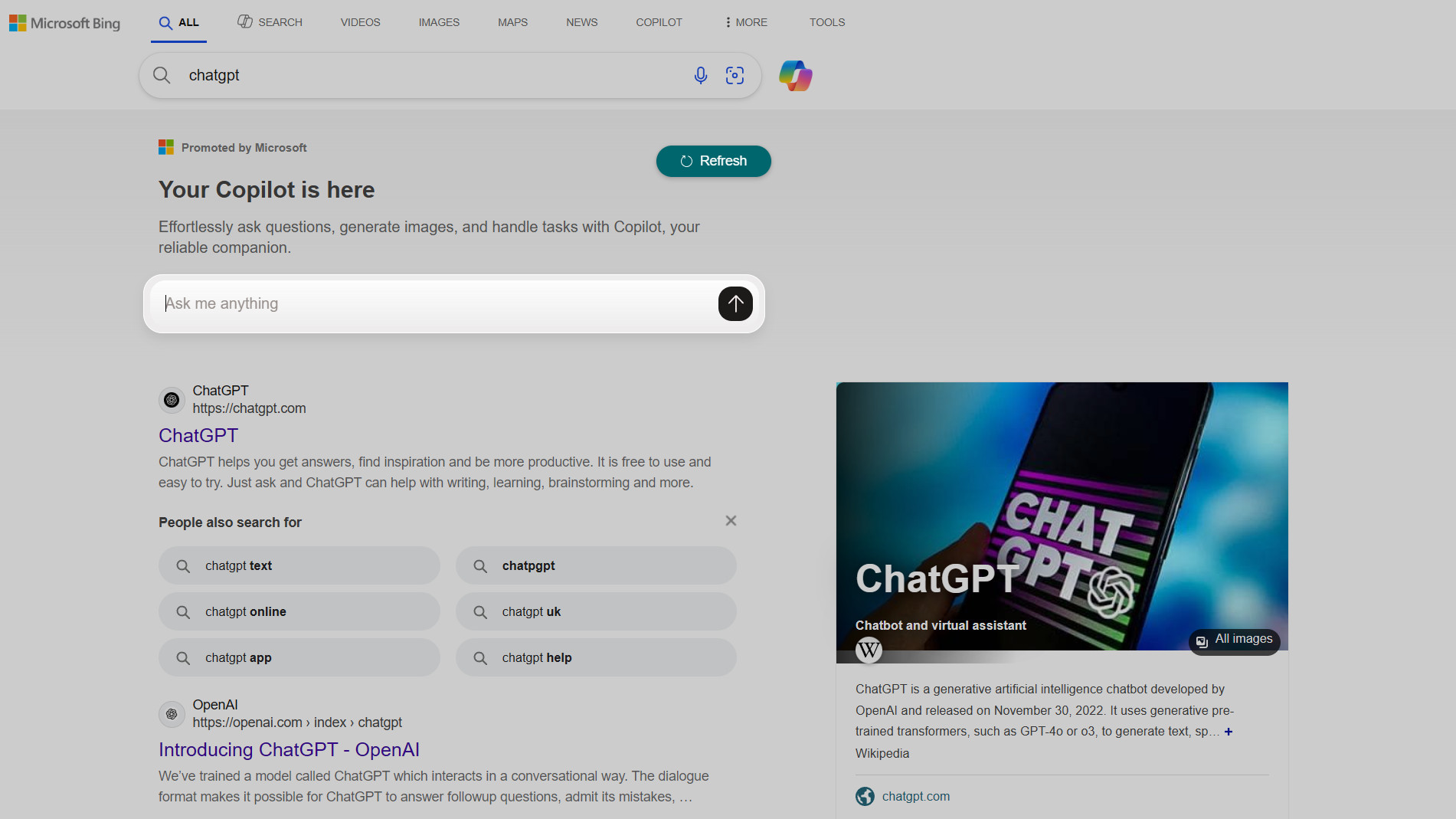 Microsoft’s up to its old tricks, this time pushing Copilot AI in your face when searching on Bing – and this is getting tiresome