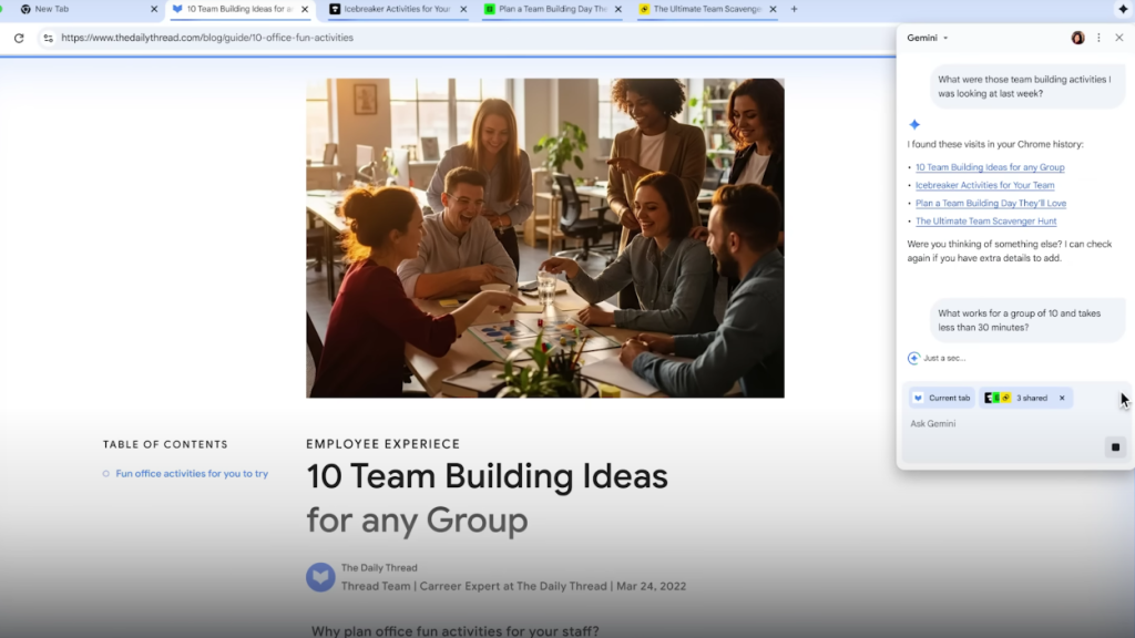 Google Chrome Introduces AI-Powered Search Features