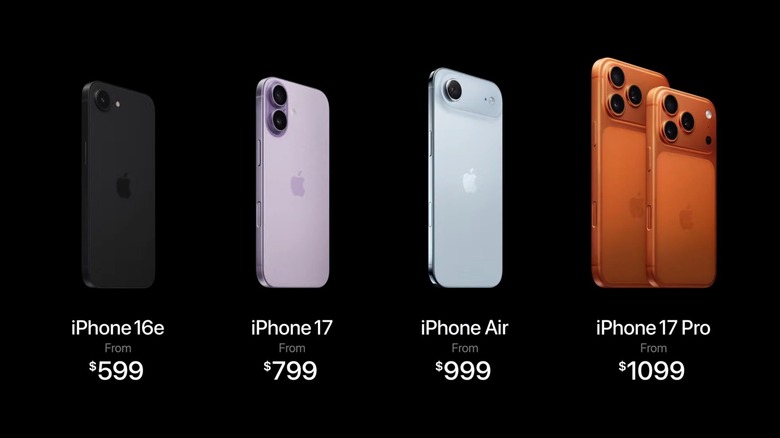 Price Guide For Apple’s Fall 2025 iPhone Lineup