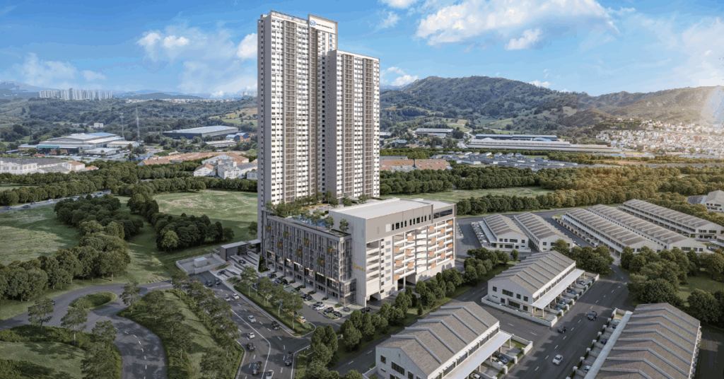 Freehold, parkside living property in Rawang