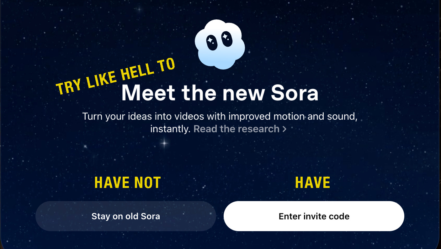 Phil Langer from Germany has access to Sora now!