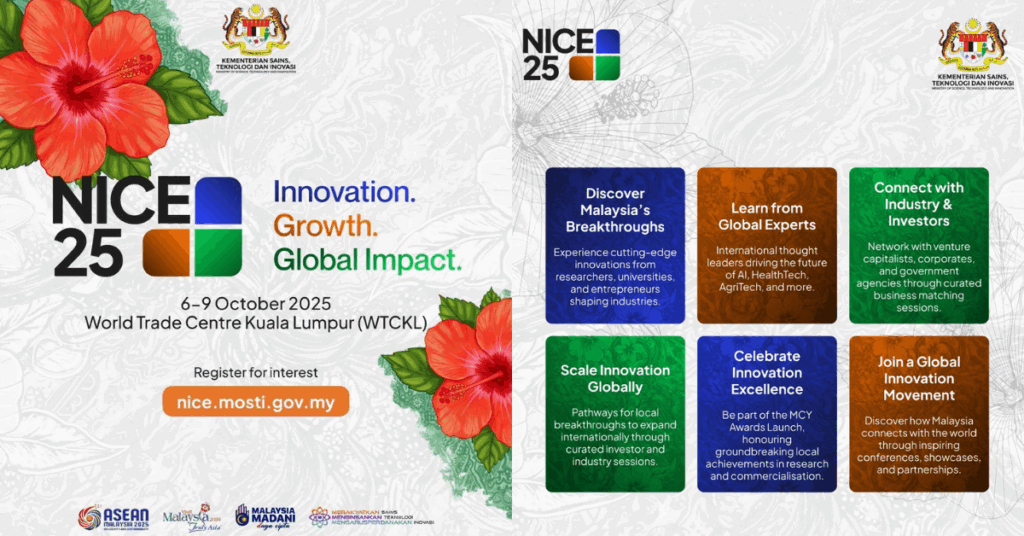 National Innovation & Commercialisation Expo (NICE) 2025 details