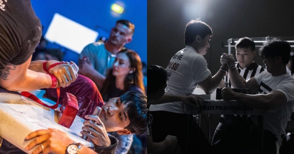 After competing globally, this 30 Y/O founded S’pore’s 1st arm-wrestling gym