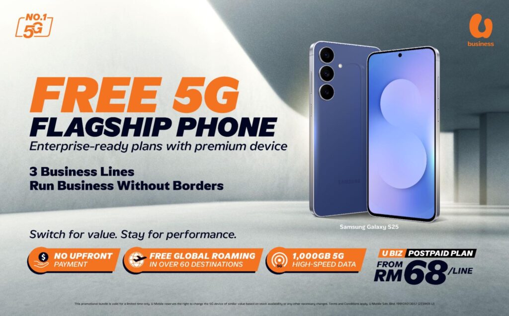 How U Business’ new 3-Line Bundle with free flagship phone works